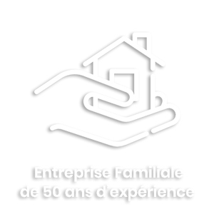 Pictogramme entreprise familiale de 50 ans d’expérience